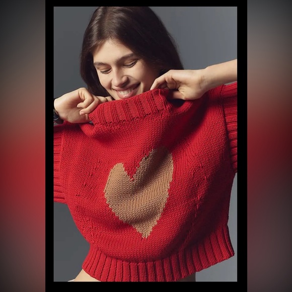 Anthropologie The Pippa Mock-Neck Sweater by Maeve NWOT - Picture 5 of 6